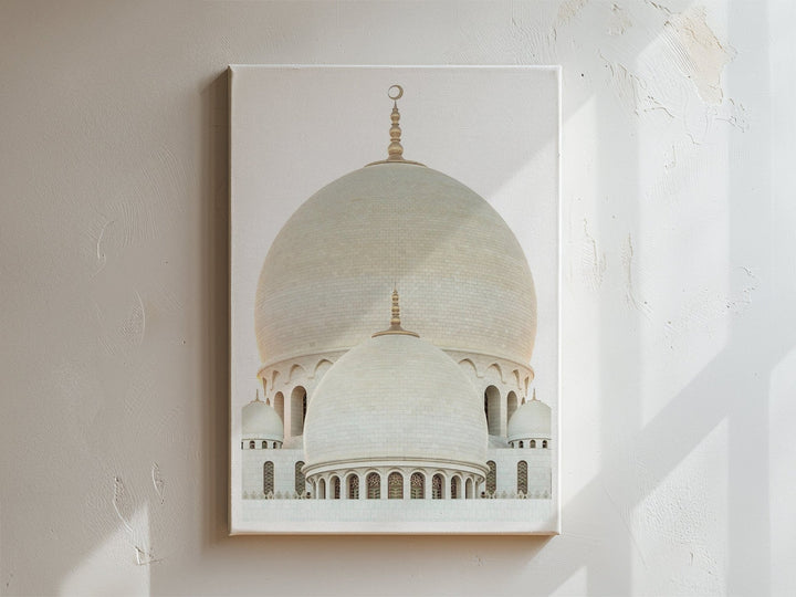 Sheikh Zayed Mosque - beige- Leinwand/Acrylglas - Beautiful Wall