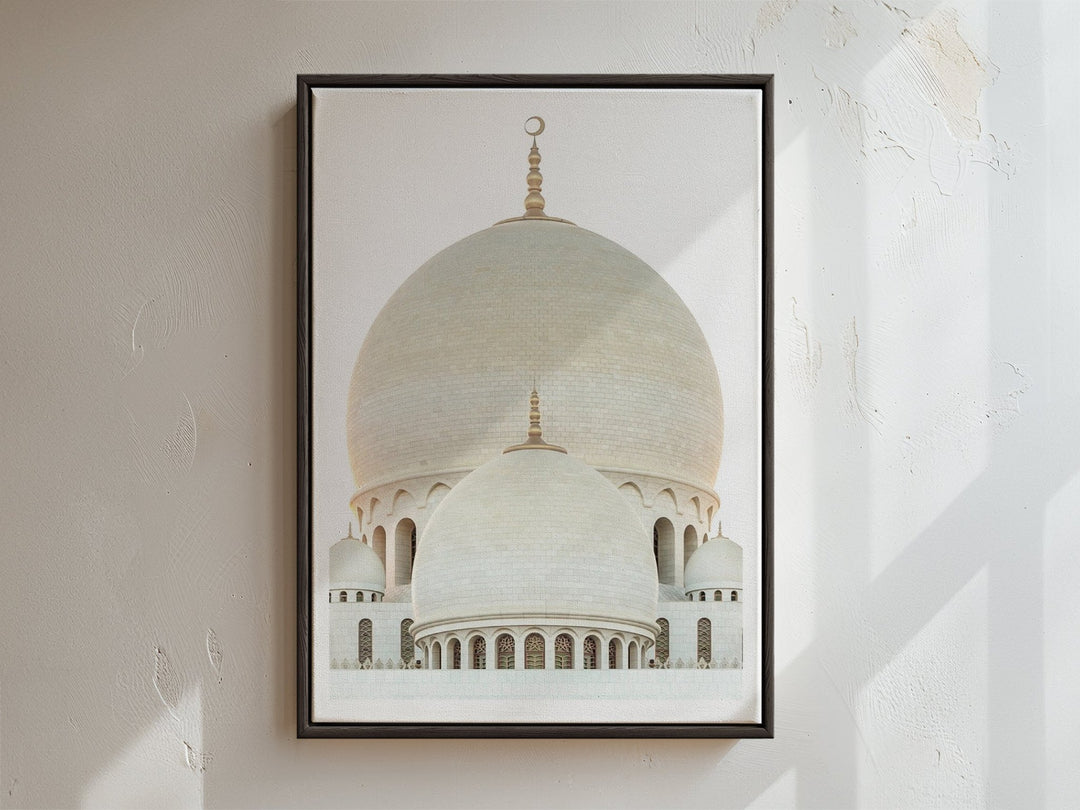 Sheikh Zayed Mosque - beige- Leinwand/Acrylglas - Beautiful Wall