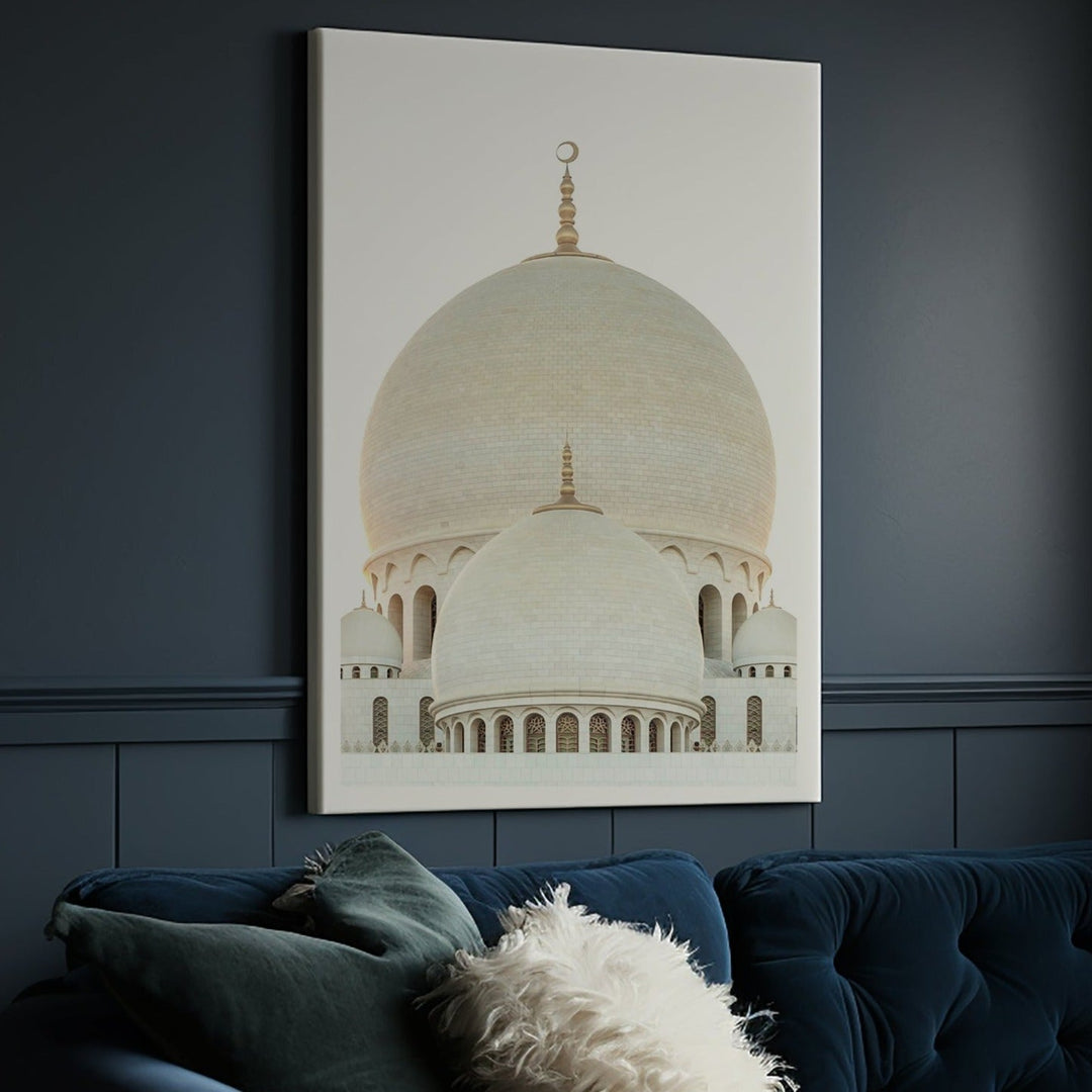 Sheikh Zayed Mosque - beige- Leinwand/Acrylglas - Beautiful Wall