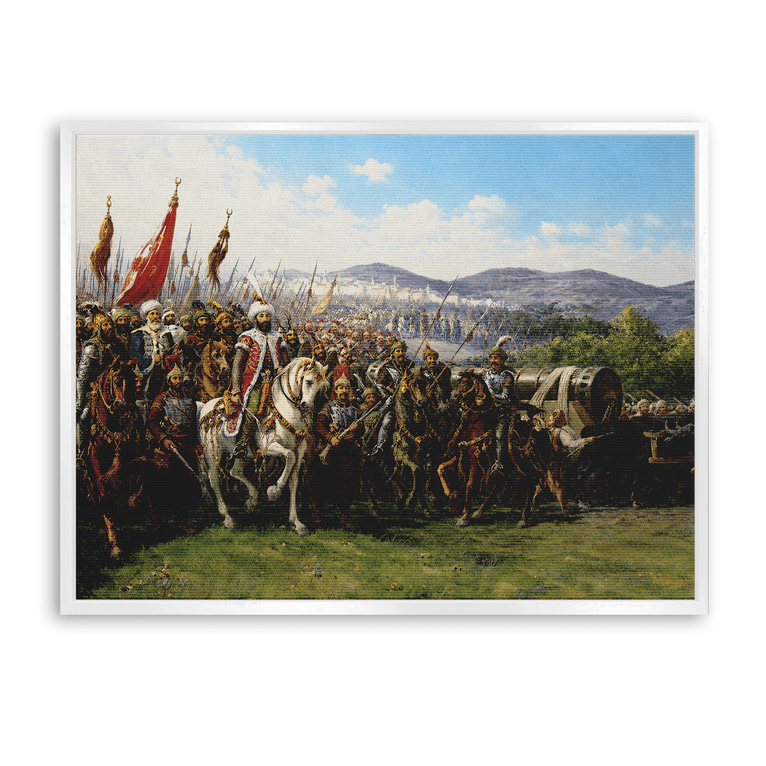 Sultan Mehmed II. bei der Eroberung Konstantinopels - Beautiful Wall