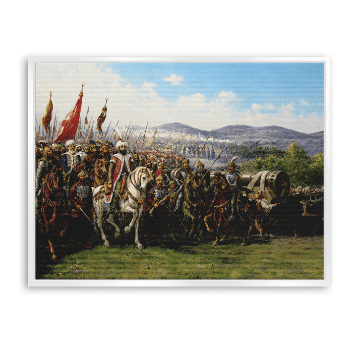 Sultan Mehmed II. bei der Eroberung Konstantinopels - Beautiful Wall
