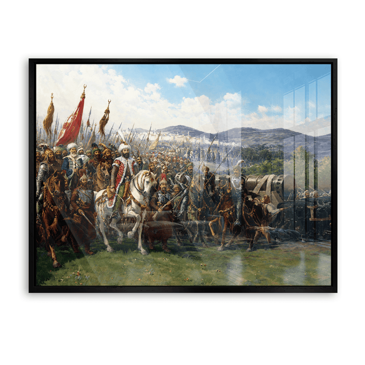 Sultan Mehmed II. bei der Eroberung Konstantinopels - Beautiful Wall