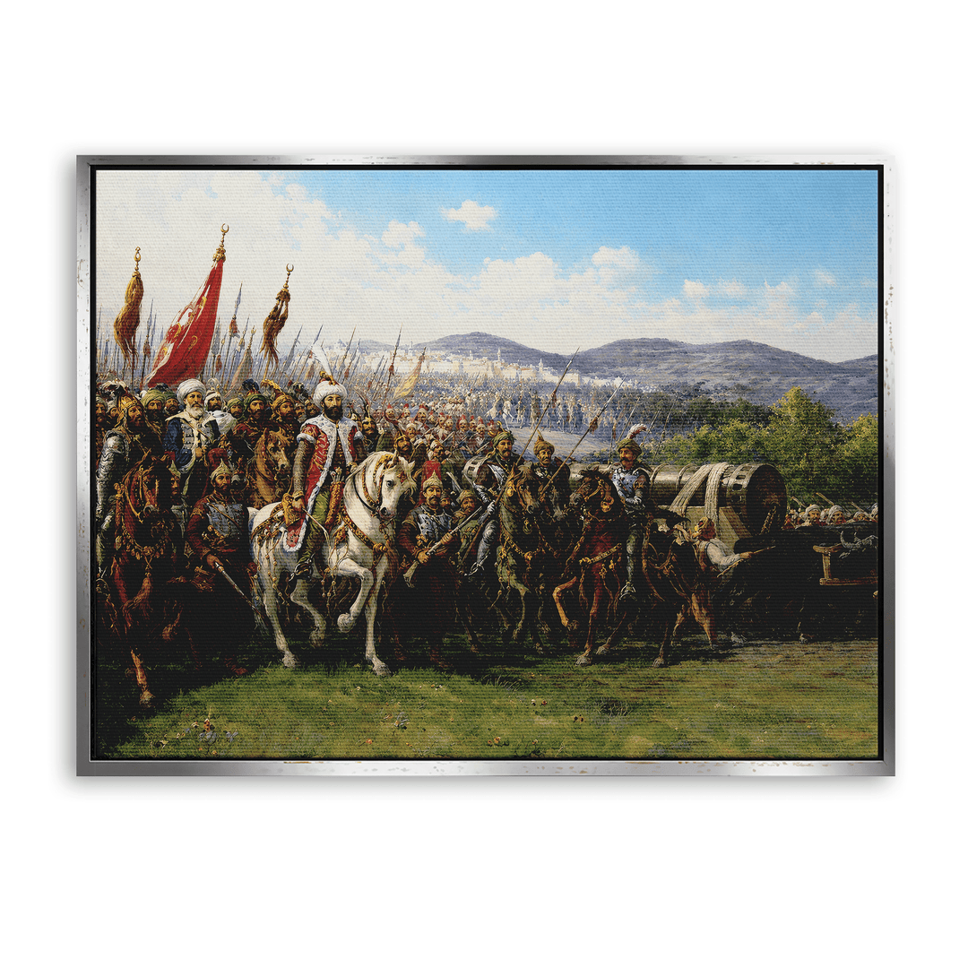 Sultan Mehmed II. bei der Eroberung Konstantinopels - Beautiful Wall
