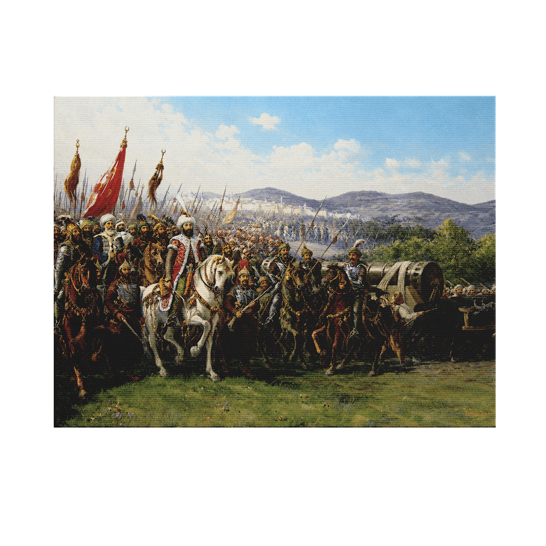 Sultan Mehmed II. bei der Eroberung Konstantinopels - Beautiful Wall
