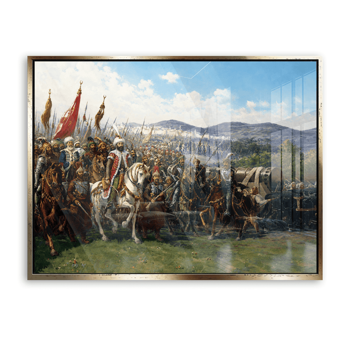 Sultan Mehmed II. bei der Eroberung Konstantinopels - Beautiful Wall