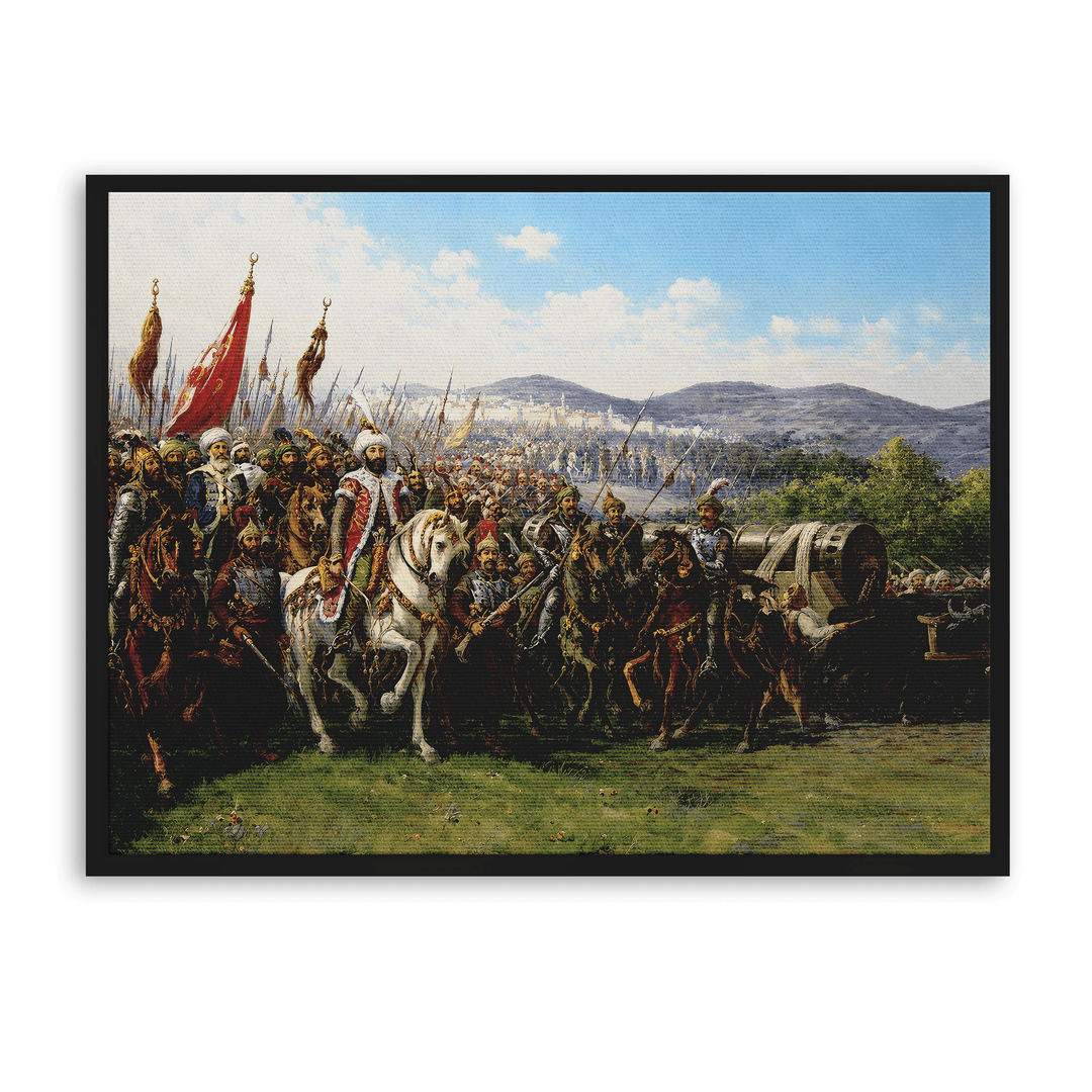 Sultan Mehmed II. bei der Eroberung Konstantinopels - Beautiful Wall