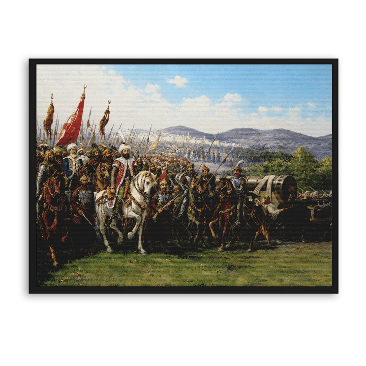 Sultan Mehmed II. bei der Eroberung Konstantinopels - Beautiful Wall