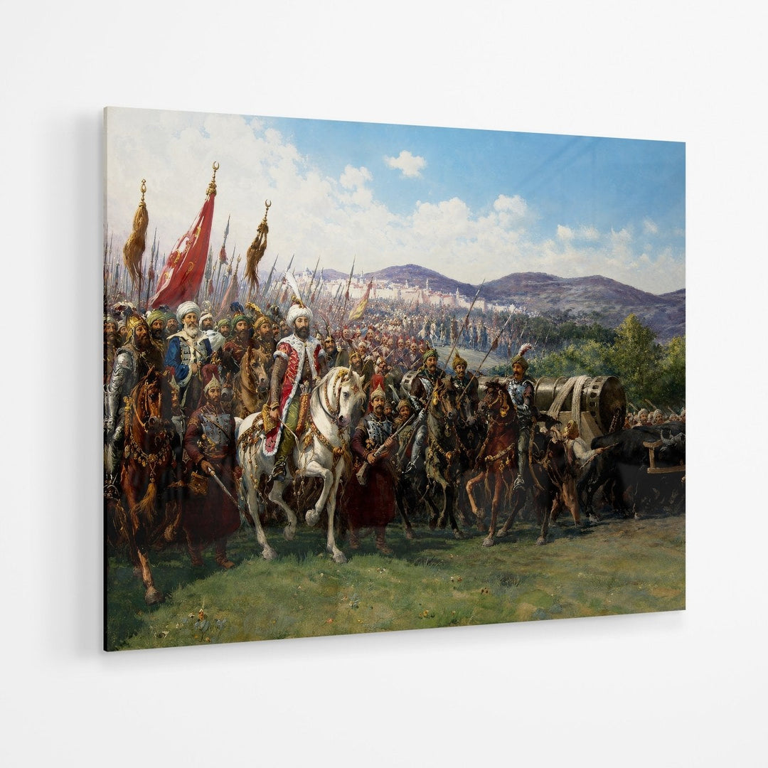 Sultan Mehmed II. bei der Eroberung Konstantinopels - Beautiful Wall