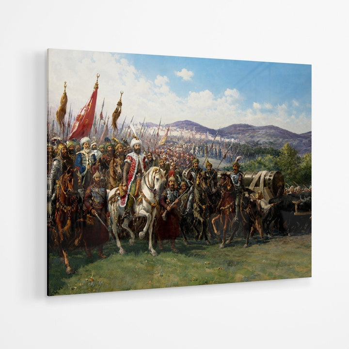 Sultan Mehmed II. bei der Eroberung Konstantinopels - Beautiful Wall