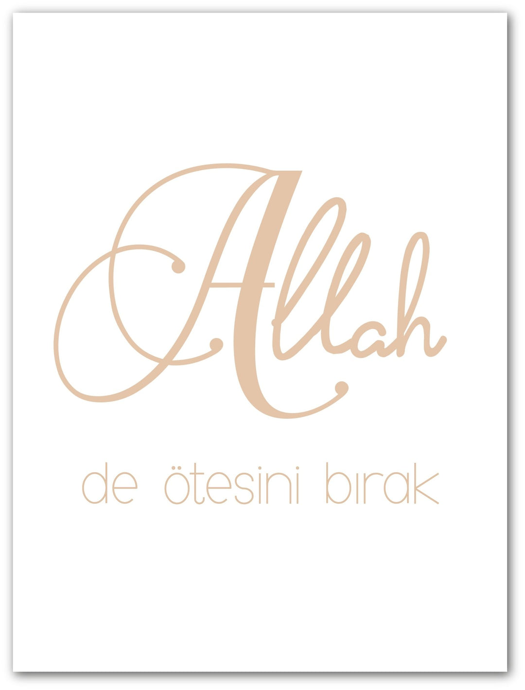 Allah de ötesini birak - Beautiful Wall