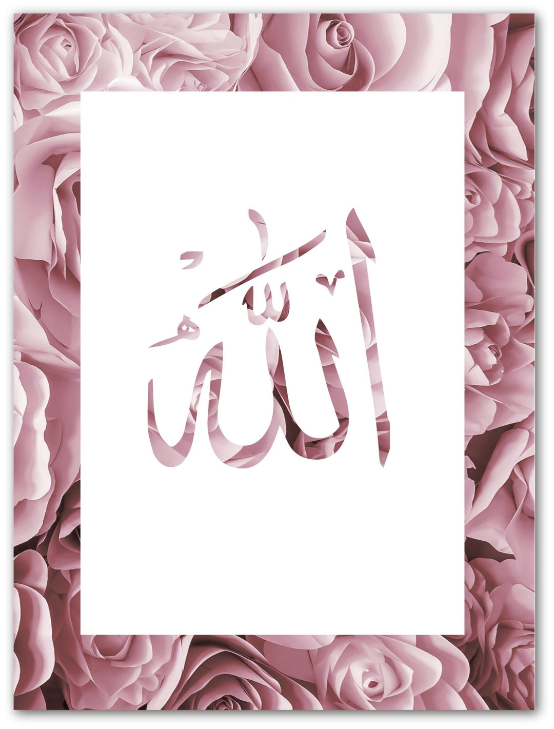 Allah swt. - rosa Rosen - Beautiful Wall