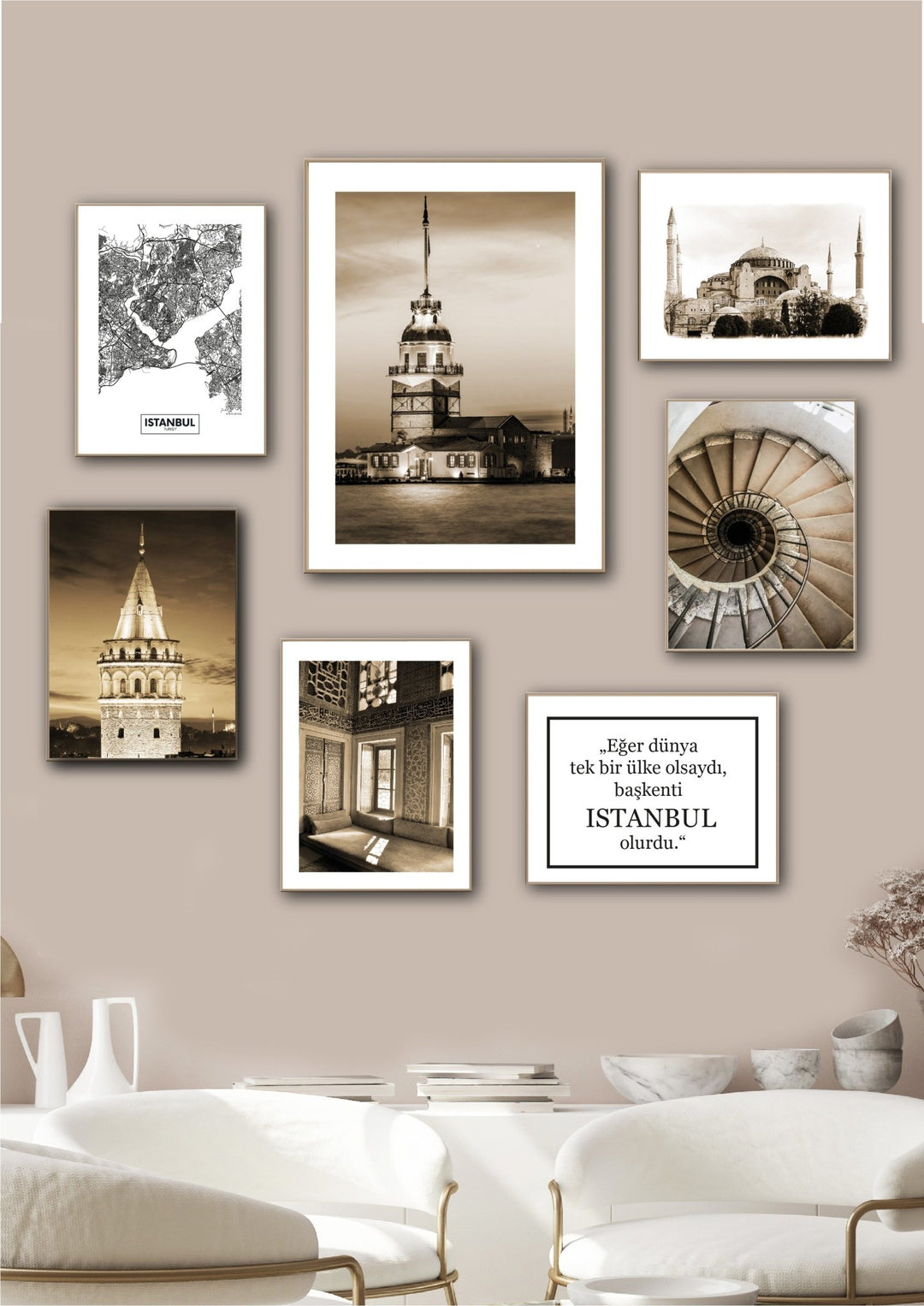 Istanbul beige - Set - Beautiful Wall