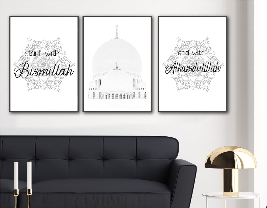 Moschee - Mandala - Set - Beautiful Wall